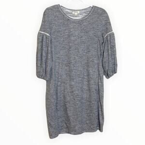 Max Studio Heather Grey Puff Sleeve Dress NWT Size Small